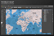 World map, an Object Graphic by DOBROGRAPH (Thumbnail 6 of 6)