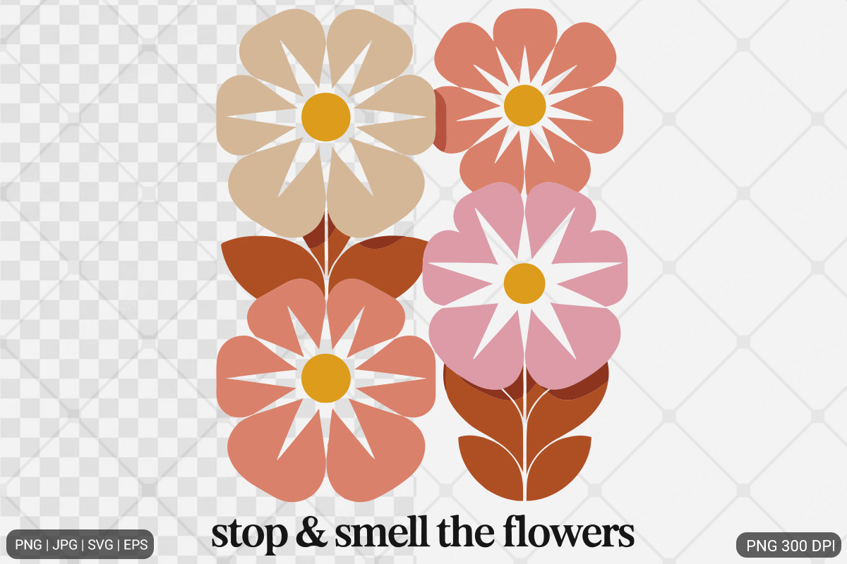 Boho Flowers with Quotes Bundle, an Illustration by Actual Pixel (Photo 3 of 14)