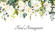 White roses. Watercolor floral set, a Decorative Illustration by Lisima (Thumbnail 11 of 16)