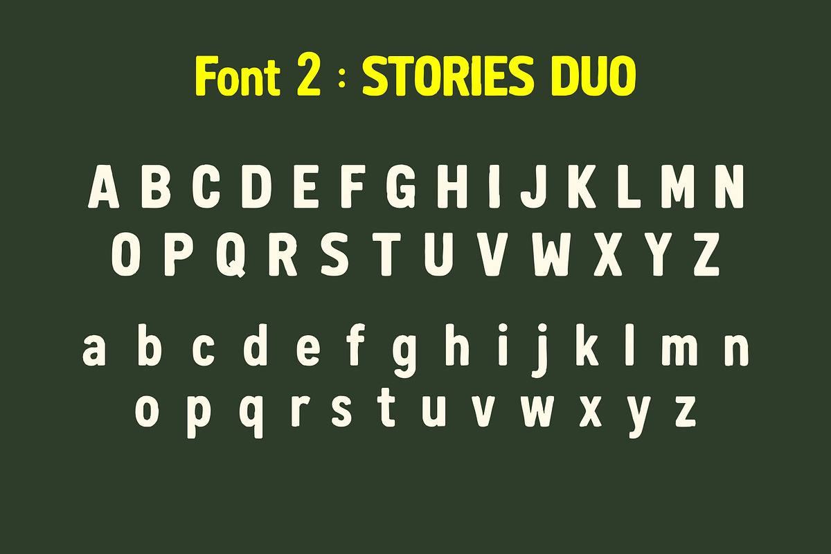 Backyard Stories Duo, a Handwritten Font by Art StoreID (Photo 6 of 11)