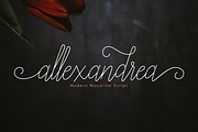 Allexandrea Script, a Script Font by Unicode Studio (Thumbnail 1 of 5)