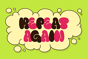 Fanky Bubble Graffiti Typeface, a Font by Fitrah Type (Thumbnail 7 of 12)