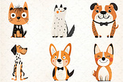 Quirky Dogs Hand-drawn Clipart Png, an Illustration by DreamCafeArt (Thumbnail 5 of 8)