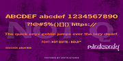 Not Quite™, a Sans Serif Font by MINDCANDY (Thumbnail 4 of 4)