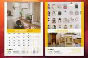Wall Calendar 2020, a Stationery Template by AntartStock (Thumbnail 2 of 6)