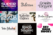 Fabulous Font Bundles, a Script Font by Gatype (Thumbnail 2 of 18)