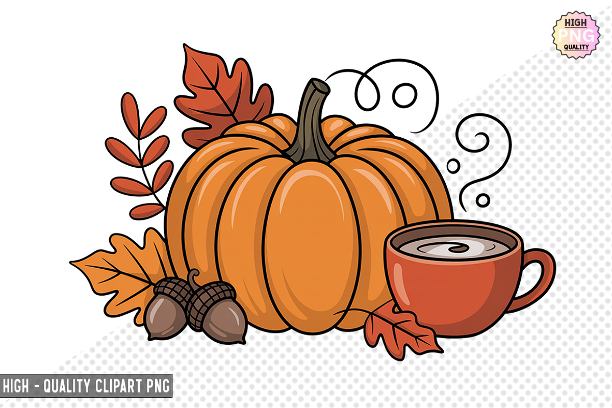 Fall Pumpkin Sublimation Bundle, a Graphic by crative8112 (Photo 6 of 14)