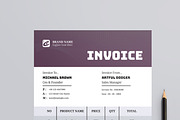 Simple Invoice Layout, a Stationery Template by MightyDesign (Thumbnail 2 of 8)