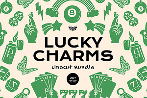 Lucky Charms Linocut Bundle