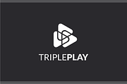 Triple Play Colorful Symbol Logo, a Branding & Logo Template by yopie (Thumbnail 2 of 3)