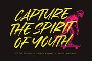 Broken Khemory Display Brush Font, a Script Font by Letterena Studios Script (Thumbnail 8 of 15)
