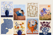 CONTEMPORARY ART PRINTS - 200 Bundle, a Background Graphic by Tomasz Ganclerz (Thumbnail 8 of 14)