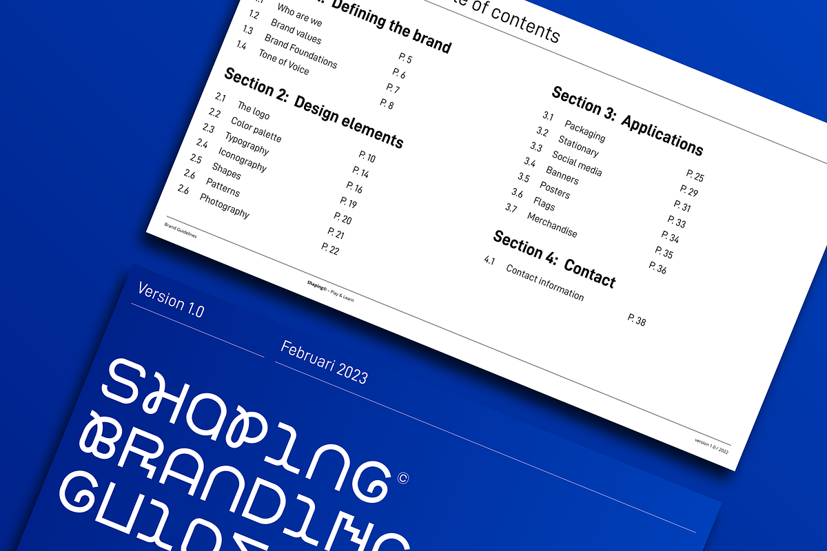Shape | Brand Guidelines Template, a Presentation Template by Typefool's Shop (Photo 2 of 11)