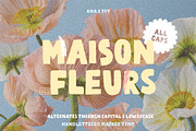Maison de Fleurs | Marker Font Trio, a Handwritten Font by ana & yvy (Thumbnail 1 of 12)