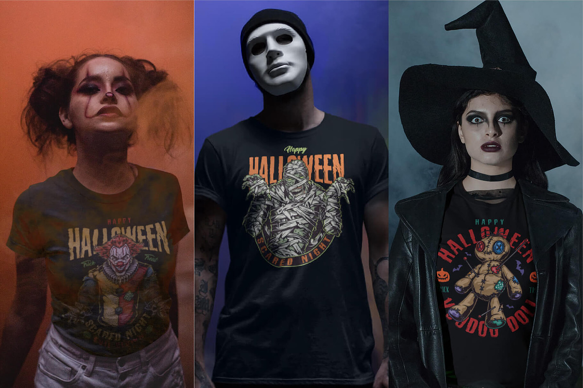 44 Halloween t-shirt designs, a Branding & Logo Template by DGIM studio (Photo 11 of 13)