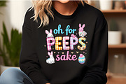 Oh for peeps sake png sublimation de, an Illustration by DreamCafeArt (Thumbnail 3 of 7)