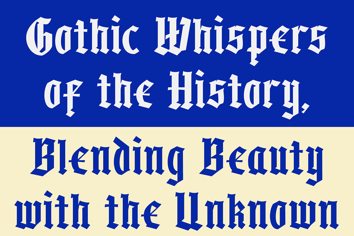Wintress Blackletter, a Blackletter Font by Angin Studio (Photo 12 of 13)