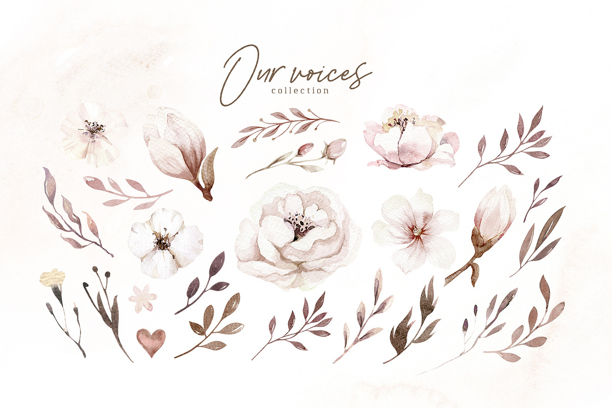 Our voices watercolor collection, an Illustration by Peace ART (Photo 5 of 13)
