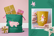 Christmas in Australia Holiday Set, an Animal Illustration by danceyourlife (Thumbnail 3 of 10)