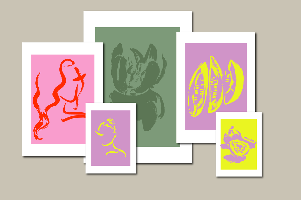 MODERN ART PRINT BUNDLE (50 designs), a Decorative Illustration by Bonfloret Studio (Photo 9 of 15)