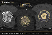 T-Shirt Design Template 007 -, an Object Graphic by KENEDIK DESIGN STUDIO (Thumbnail 2 of 3)