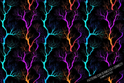 Neon Halloween Digital Paper, a Pattern Graphic by Chromolume Studio (Thumbnail 23 of 28)