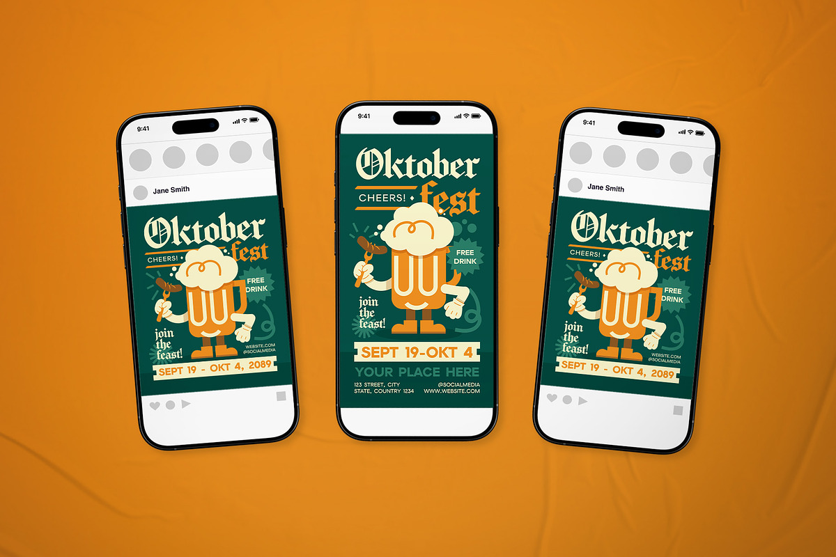 Oktoberfest Event Flyer Set, a Flyer Template by The Good Store (Photo 2 of 2)