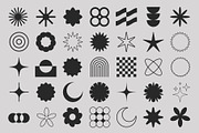 BRUTALIST SHAPES VECTOR SET, a Pattern Graphic by craftlove (Thumbnail 2 of 8)