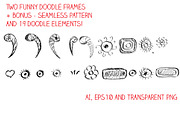 Doodle frames, an Education Illustration by CreativeJourney (Thumbnail 5 of 5)