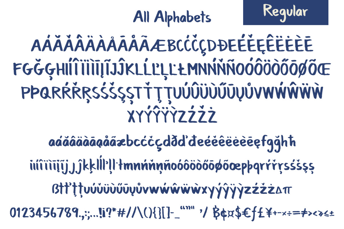 Tidy Brush Script Typeface preview 8