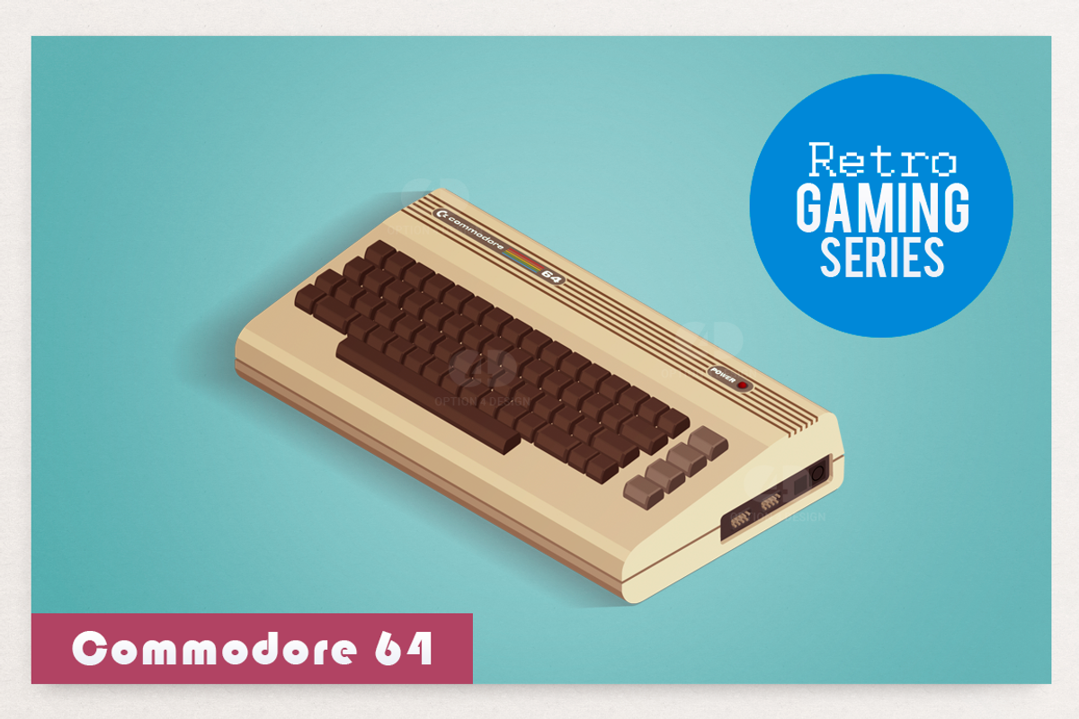 Commodore 64, an Illustration by Option 4 Design