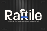 Raftile – Variable Sans Serif Family, a Sans Serif Font by Say Studio (Thumbnail 1 of 10)