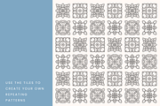 Patterned Tile Vectors, a Decorative Illustration by Emma Webb Studio (Thumbnail 4 of 6)