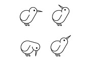 Kiwi bird Logo, a Graphic by NataliiaVolyk (Thumbnail 3 of 6)