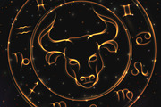 SET / 2018 CALENDAR / golden ZODIACS, a Texture Illustration by Nadin_Lebedeva (Thumbnail 6 of 11)