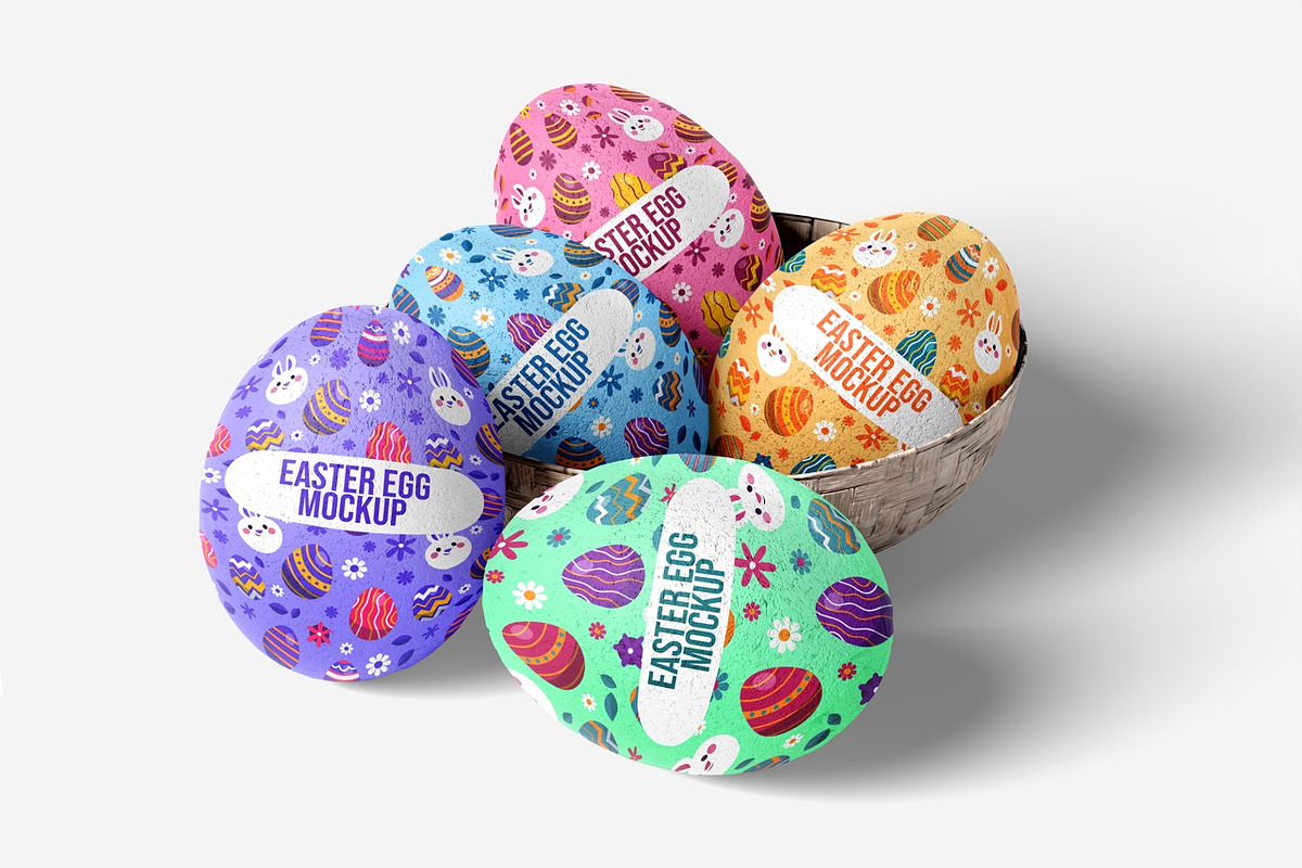 Easter Egg Mockup, a Mockup by Claymoon Lab (Photo 10 of 11)