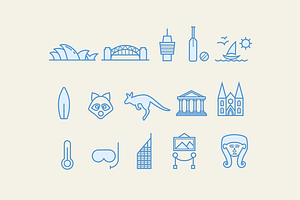 15 Sydney Icons, an Icon by Creative VIP