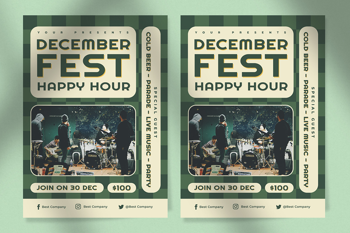 December Fest Flyer, a Flyer Template by rzkaamlya