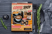 Vintage coffee menu, a Flyer Template by imadeDesign (Thumbnail 3 of 3)