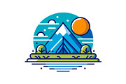 Camping Adventure Icon Set, an Object Graphic by Gfx_Store (Thumbnail 3 of 13)
