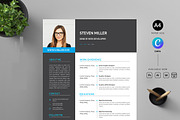 Clean and creative minimal resume, a Resume Template by Blackcloud_Creations (Thumbnail 7 of 10)