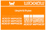 Hero of happiness font, a Font by weknow (Thumbnail 8 of 8)