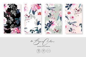 Luxury Bloom Pattern & Motifs Set!