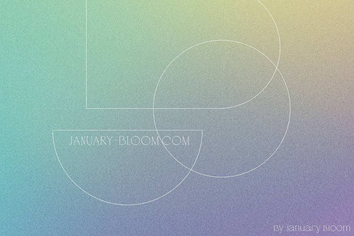 Retro Grainy & Soft Gradient, a Texture Graphic by January Bloom (Photo 12 of 12)