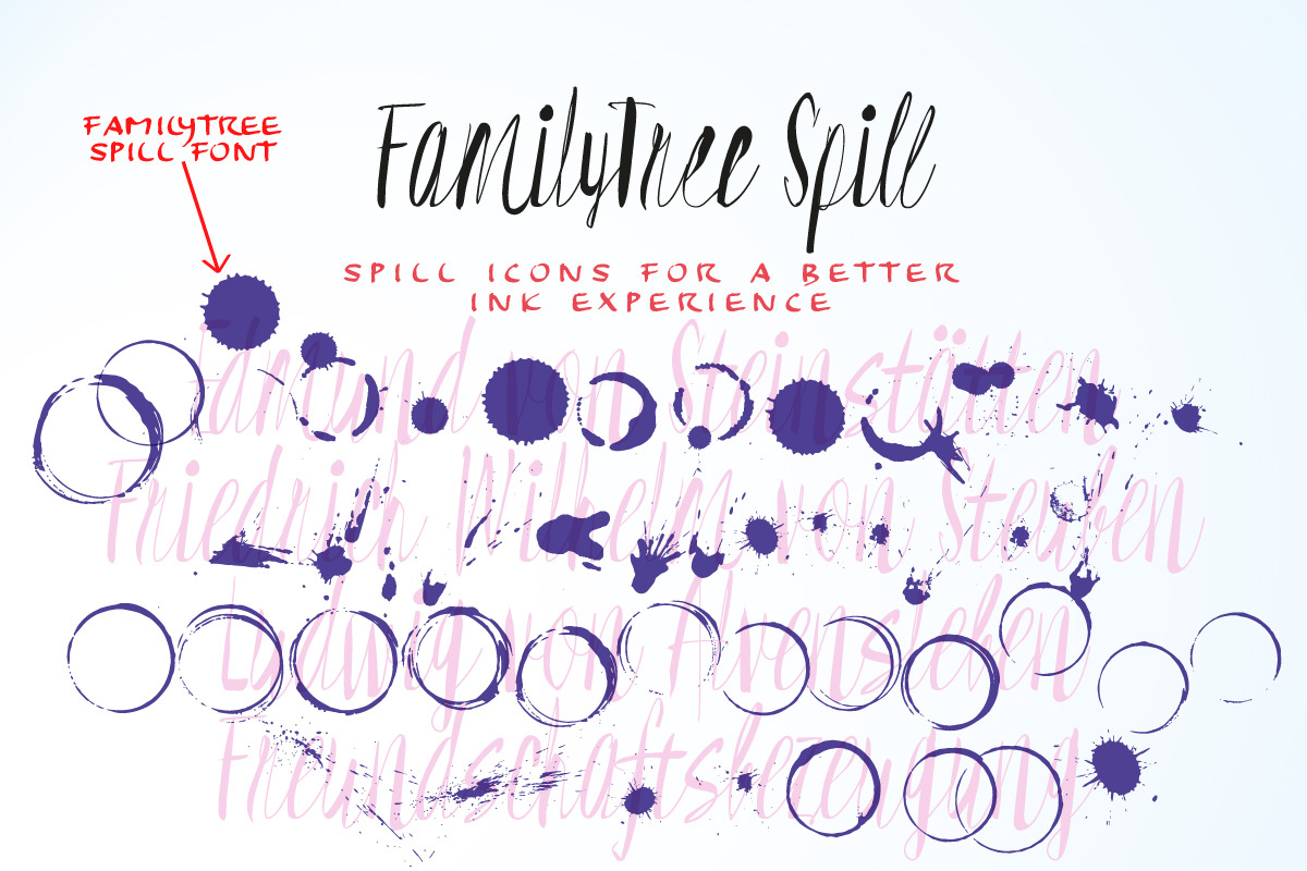FamilyTree Font preview 7