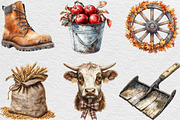 Antique Farming in Autumn Sublimatio, an Illustration by Black Bird Studio (Thumbnail 6 of 6)