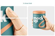Cylinder Box Branding Mockup Set, a Packaging Mockup by Country4k (Thumbnail 4 of 4)