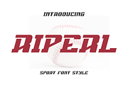 Riperl Font, a Serif Font by Jhon.aburame (Thumbnail 1 of 5)