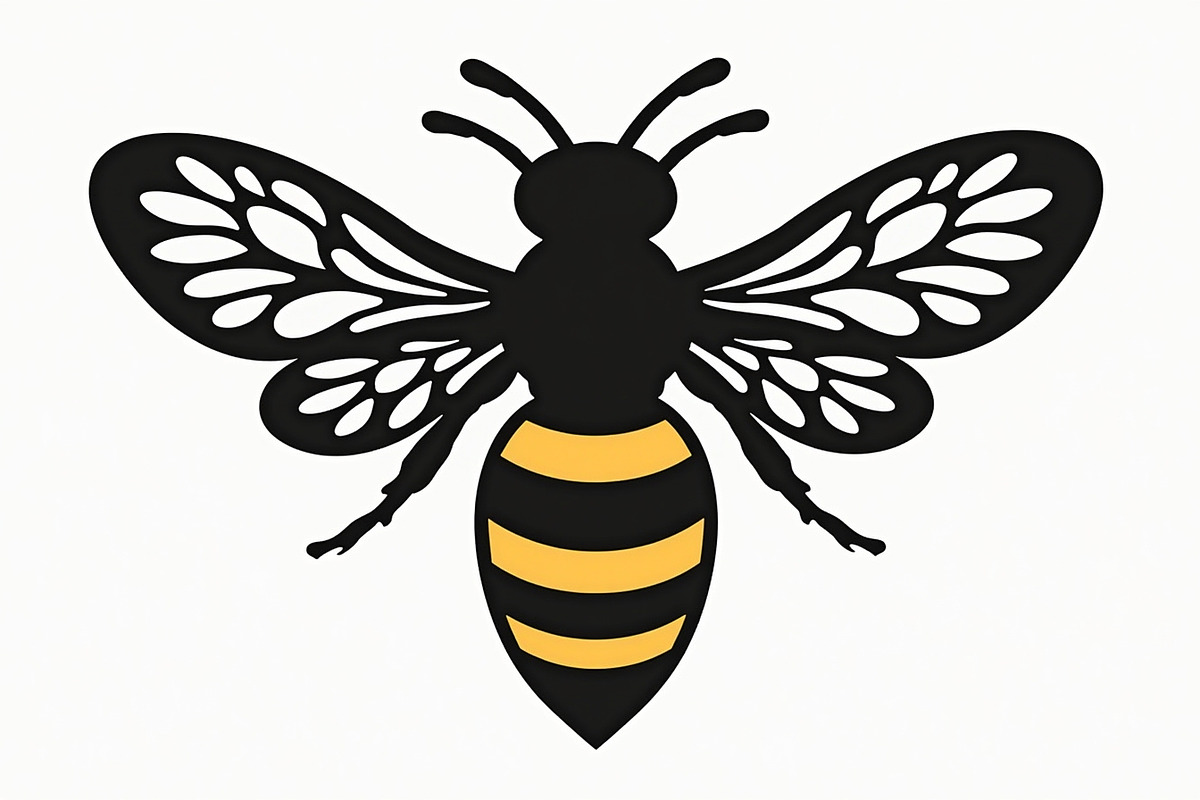 Botanical Bee Vector Design Bundle, an Illustration by abu67222 (Photo 3 of 9)