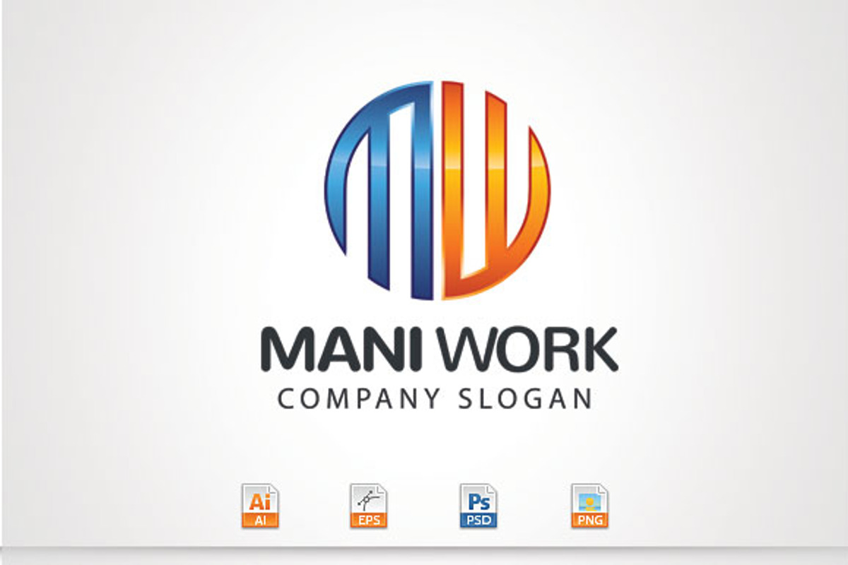 M,W Letter Logo, a Branding & Logo Template by stock6design